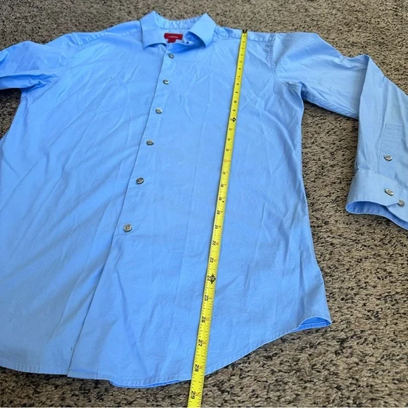 Alfani Slim Fit Stretch Button Down Dress Shirt - Picture 4 of 5